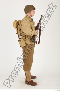 U.S.Army uniform World War II. ver.2 army poses with gun…